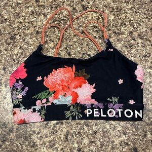 Peloton Limited Edition Speed Up Floral Sports Bra Medium